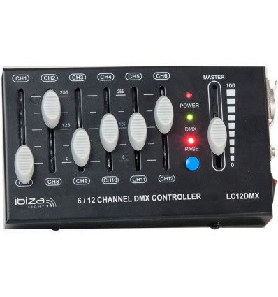 LC12DMX CONTROLADOR DMX DE 12 CANALES
