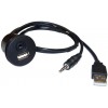 Cable extensión puerto USB-AUX NISSAN 11+ Qashqai