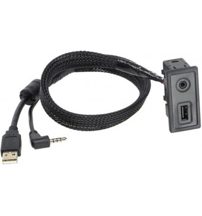 Cable extensión puerto USB-AUX VW Golf VII 13+