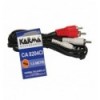 Karma CA 8204CI Cable de audio RCA/RCA de 1.5M