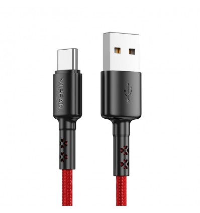 Karma CB X2TCR Tipo C Cable Ulraresistente Rojo