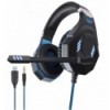 Karma GT 93BL Auriculares de juegos USB con LED azules