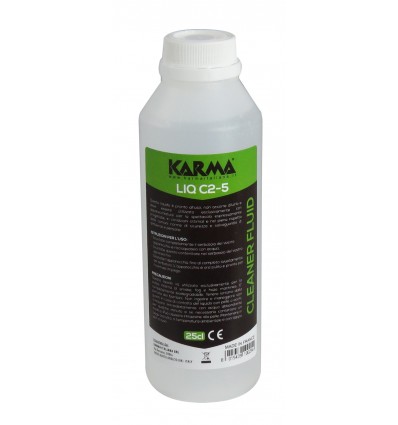 Karma LIQ C2-5 Botella de limpieza para máquinas de humo y niebla 250 ml