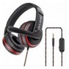 Karma P 4R Auriculares para juegos con micrófono - rojo
