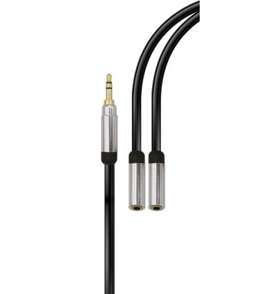 Karma RDM CL270-15 Cable de audio de 15 cm con conectores 3.5 mm m/2xf ST