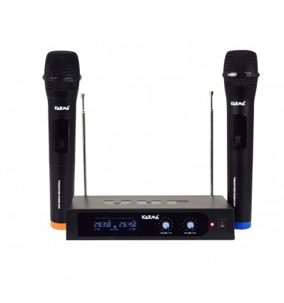 Karma SET 6252A Micrófono de mano inalámbrico Dual VHF