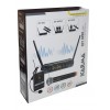 Karma SET 8202LAV Micrófono inalámbrico Dual UHF con auriculares