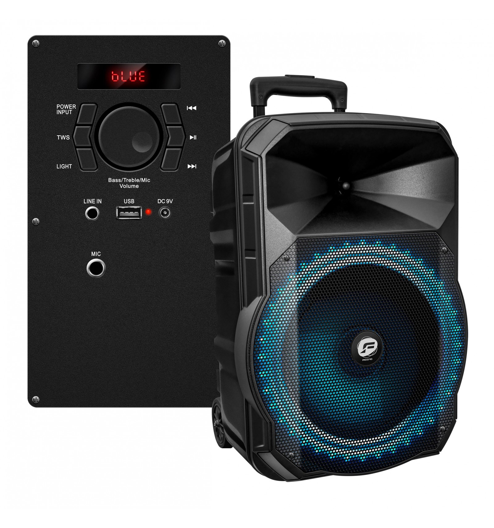 Karma PICO 10 Altavoz Amplificado con micrófono inalámbrico de 300W -  Distribuciones Calver