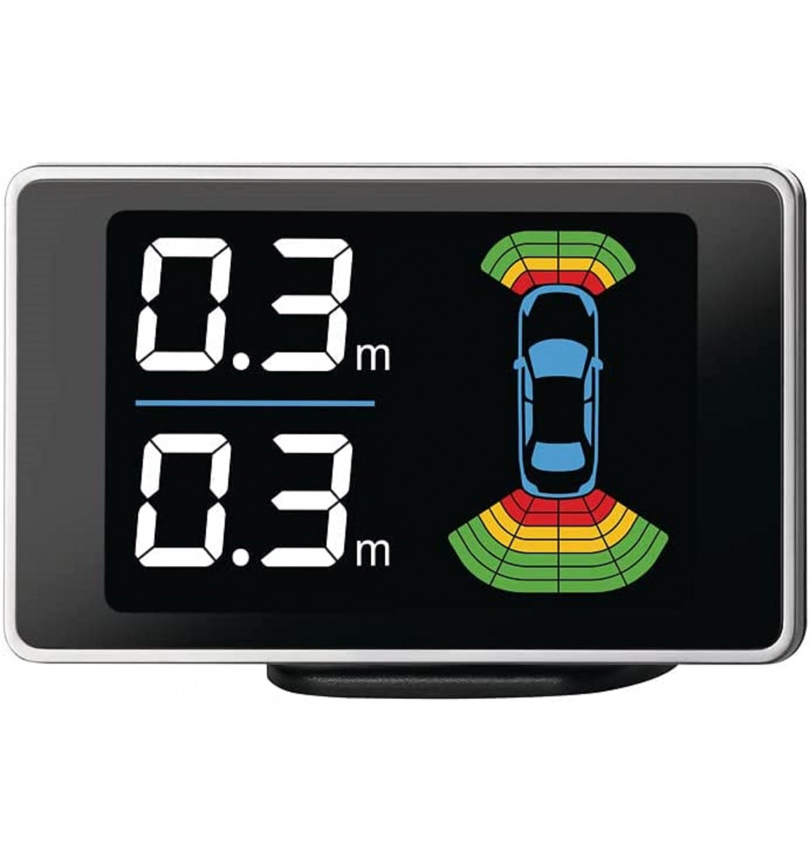 8 sensores de aparcamiento y pantalla LCD beep&park™ 632202 para coche