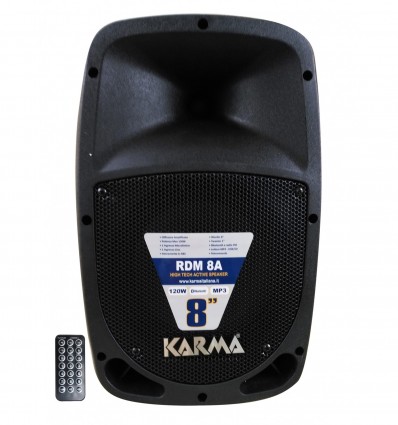 Karma RDM 8A Altavoz amplificado de 120W con USB+B