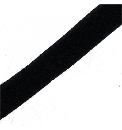 Velcro Negro Liso 30mm x 25m Precio por 1 mts.