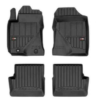 Alfombrillas 3D para Toyota Corolla IX con salidas de calefacci¢n debajo de los asientos de la primera fila (2001-2007)