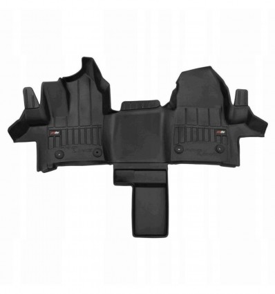 Alfombrillas 3D para Ford Transit Custom van, 2 plazas, 1ra fila, postlifting, Transmisi¢n autom&nbsp;tica (desde 2017)