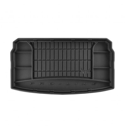 Protector de maletero TPE para Volkswagen Polo VI posicion baja de maletero, version con maletero ajustable (hatchback)