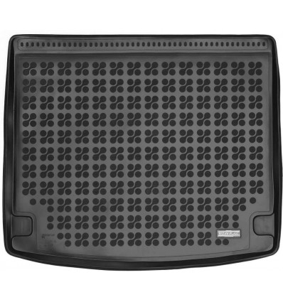 Protector maletero caucho Skoda KAROQ version 4x4, with an irregular size spare tire (space saver, smaller than standard tires)(