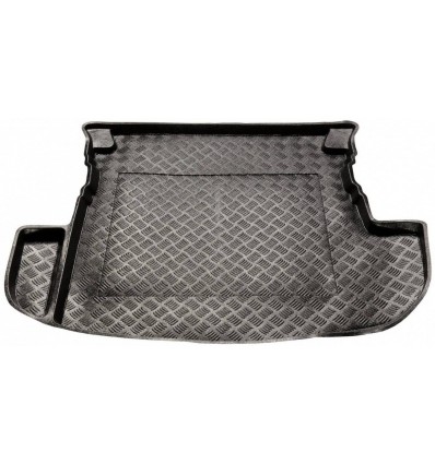 Protector maletero P.E. Mitsubishi OUTLANDER III with a regular spare wheel (full size tire) located under the rear of the car (