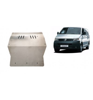 Cubre carter aluminio Volkswagen Transporter T5 (Desde 2004 hasta 2015)