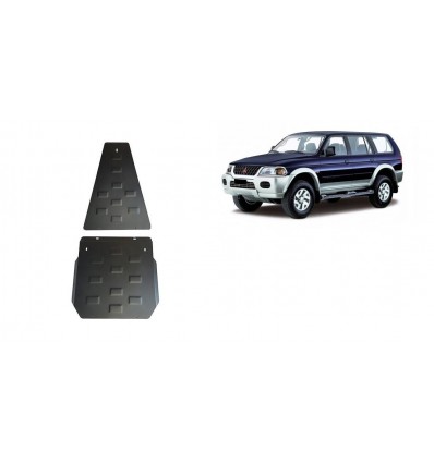 Protección de caja de cambios y diferencial Mitsubishi Montero Sport 1 (Desde 1998 hasta 2007)