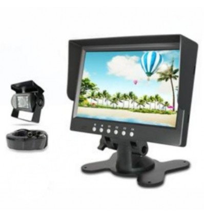 Kit monitor 7"+ camara+ cable 15m conec.4pines