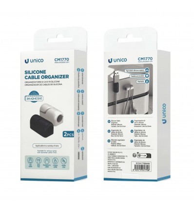 KARMA CM 1770 2 soportes para cables de silicona.