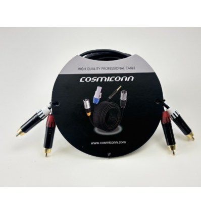 COSMICONN COS 002 / 1M Cable de audio dual 2x RCA