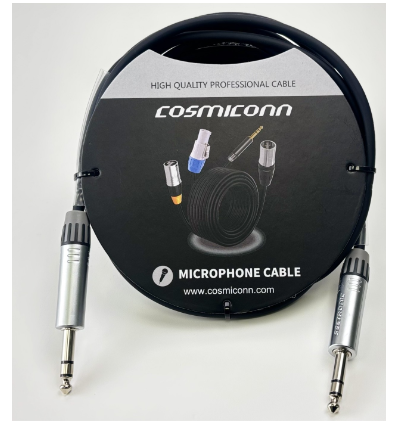 COSMICONN COS 005 / 3M Cable de micrófono JACK TRS