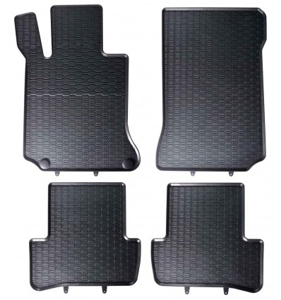 Alfombras de goma para MERCEDES CLASE C W204 (2006 - 2014)