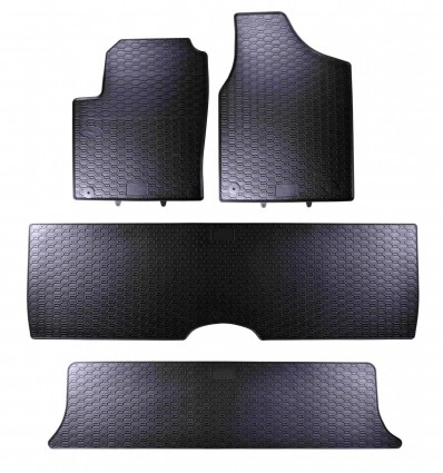 Alfombras de goma para SEAT ALHAMBRA I (1996 - 2010) 7 PER.
