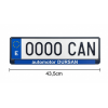 Base Placa Acrilica 520x110 Publicidad XL NITHSON