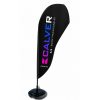 Conjunto mástil + bandera personalizable DROP