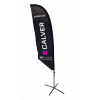 Conjunto mástil + bandera personalizable tipo WING