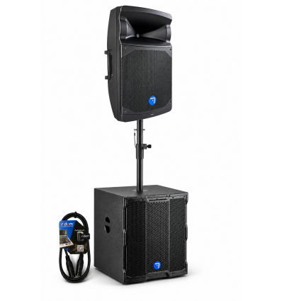Pack Sonorización Seven SoundVector Subwoofer VECTOR18SUB/DSP con Altavoz ONA 15