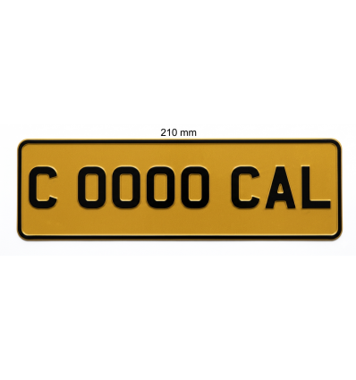 Placa Acrilica cuatriciclo 210x85