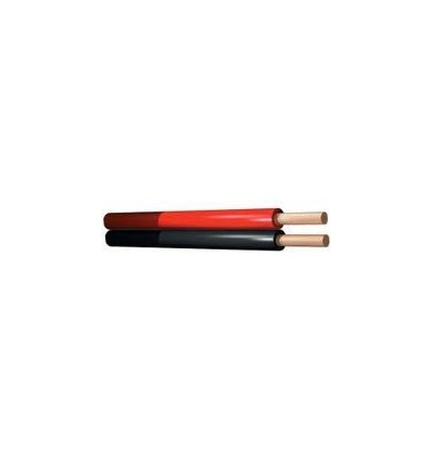 Cable Altavoz 2 x 1,5 mm Negro/Rojo 1 mts. BOB