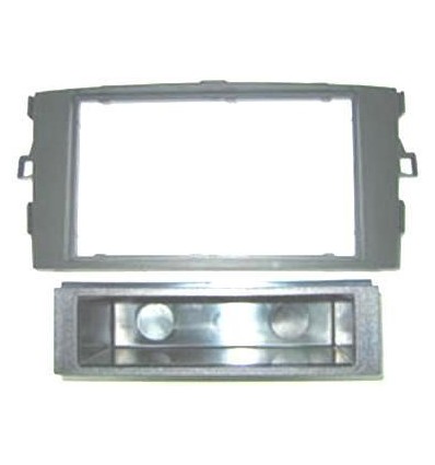 TOYOTA Auris 07-13 Marco 2DIN Gris Metalizado con