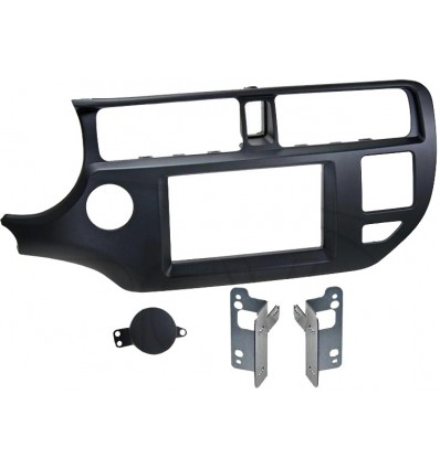 KIA Rio 11-15 KIT Marco DOBLE DIN Antracita