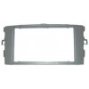 TOYOTA Auris 07-13 Marco DOBLE DIN Gris Metalizado